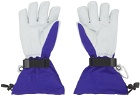 Hestra Blue & Off-White Heli Gloves