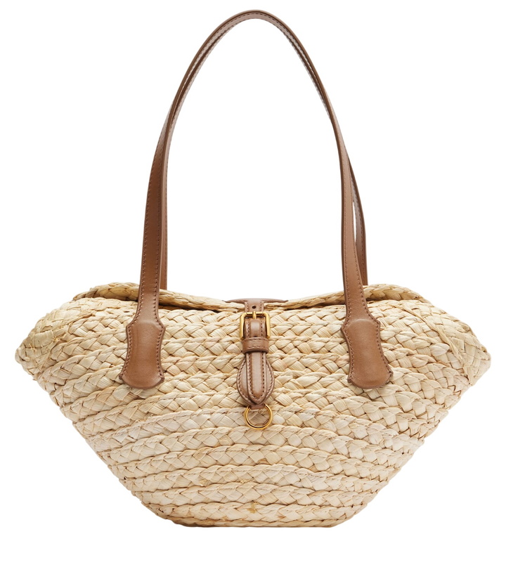 Photo: Dolce&Gabbana Capri Small raffia basket bag