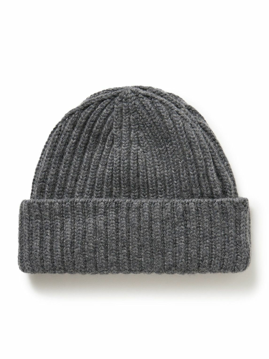 Drake's - Ribbed Cashmere Beanie