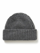 Drake's - Ribbed Cashmere Beanie
