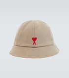 Ami Paris Ami de Coeur cotton bucket hat