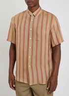 Saint Laurent Striped Satin-twill Shirt Multicoloured 1