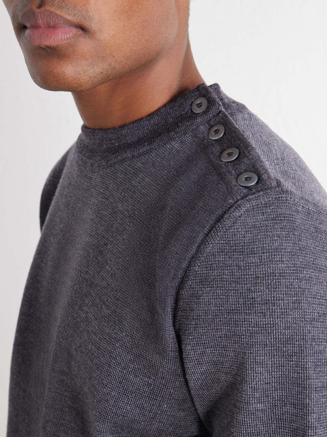 S.N.S. Herning - Naval Virgin Wool Sweater - Gray