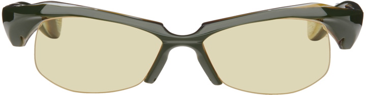 Photo: FACTORY900 SSENSE Exclusive Black FA-208 Sunglasses