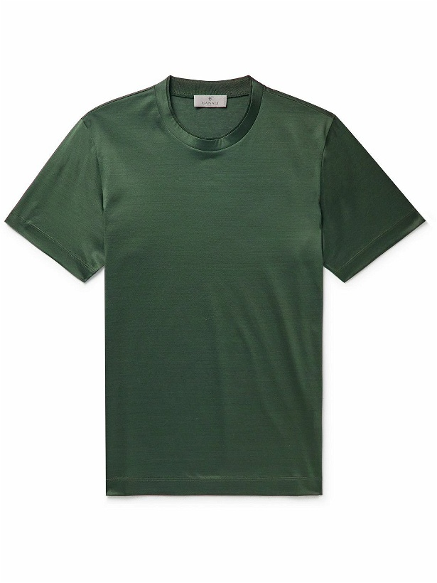 Photo: Canali - Cotton T-Shirt - Green