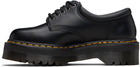 Dr. Martens Black 8053 Leather Platform Casual Derbys