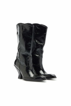 Diesel D-Luffy - Knee-high boots in patent leather - Boots Womens in Black