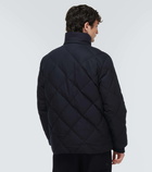 Giorgio Armani Quilted wool and cashmere down jacket