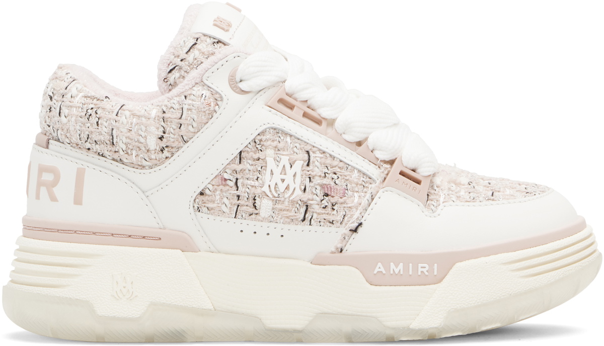 AMIRI Beige Pacific Bones Sneakers Amiri