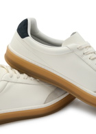 Boss X David Beckham Panelled Leather Sneakers White