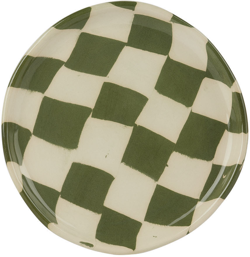 Henry Holland Studio Green & White Check Side Plate