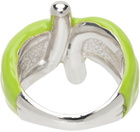 Marshall Columbia SSENSE Exclusive Green Double Knot Ring