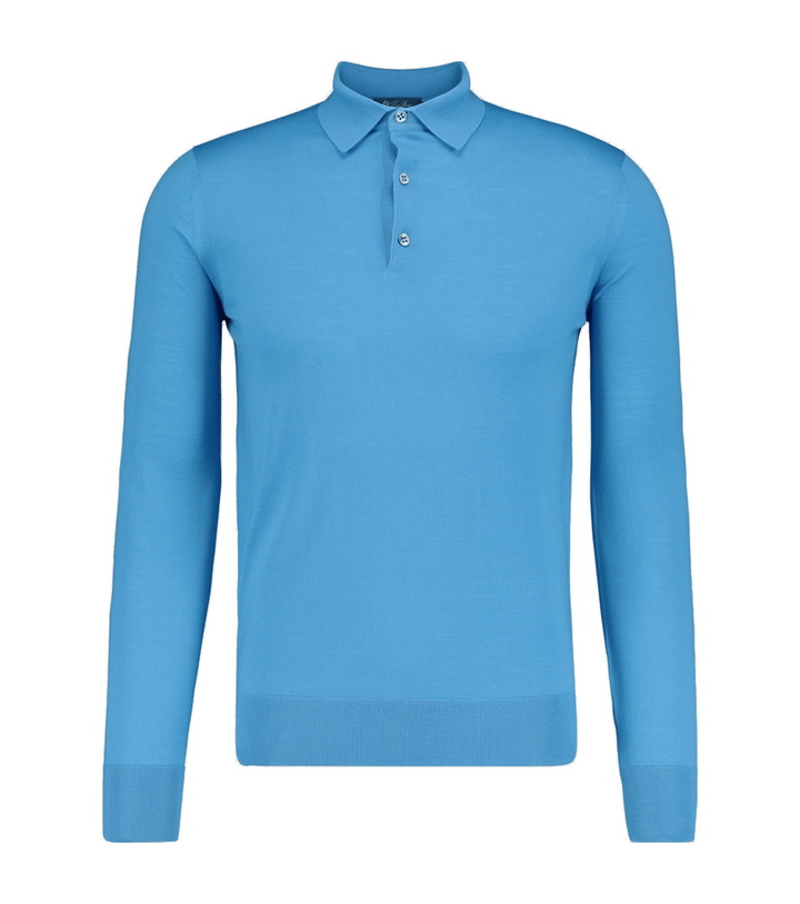 Photo: Loro Piana - Ml long-sleeved wool polo shirt