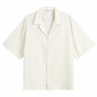 A Kind of Guise Men's Samata Vacation Shirt in Structured Natural Stripes