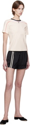 Kijun Black Line Satin Shorts