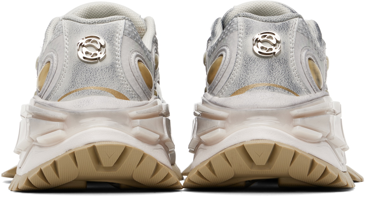 Rombaut White & Gold Nucleo Sneakers