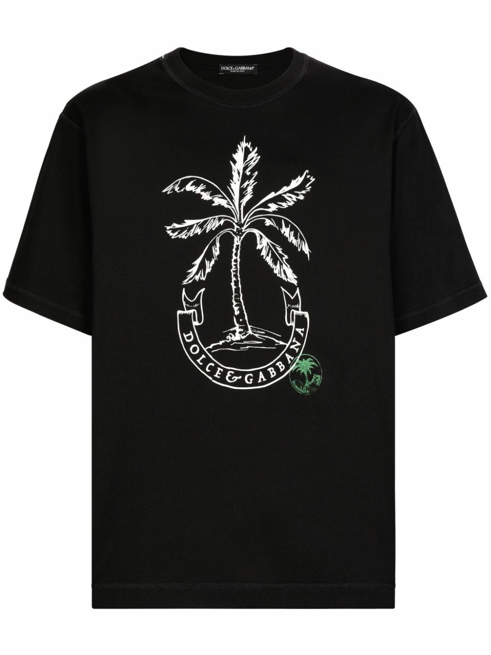 Dolce & Gabbana Black Logo Plaque T-Shirt Dolce & Gabbana
