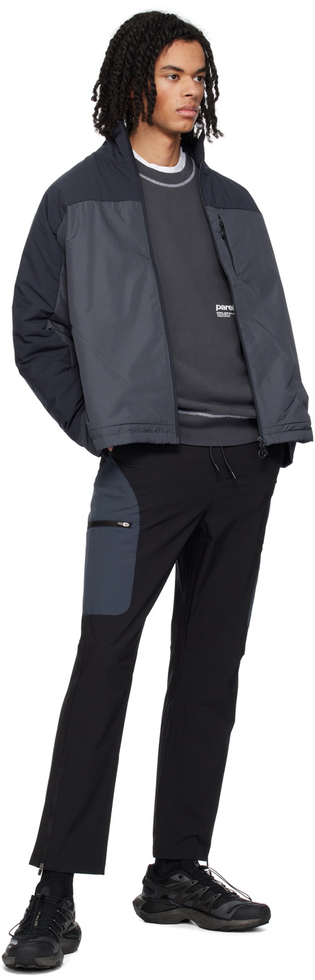 Parel Studios Gray Contrast Sweatshirt