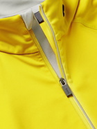Kjus - Feel Slim-Fit Stretch-Jersey Half-Zip Ski Mid-Layer - Yellow