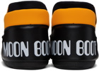 Moon Boot Black & Orange Icon Pumps Boots