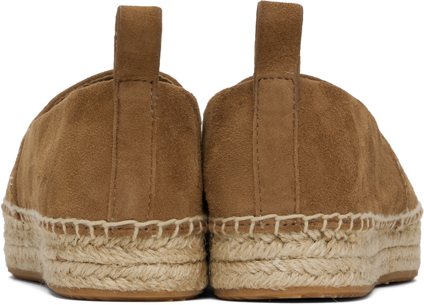BOSS Brown Embossed Espadrilles