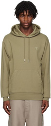 AMI Paris Khaki Ami de Cœur Hoodie