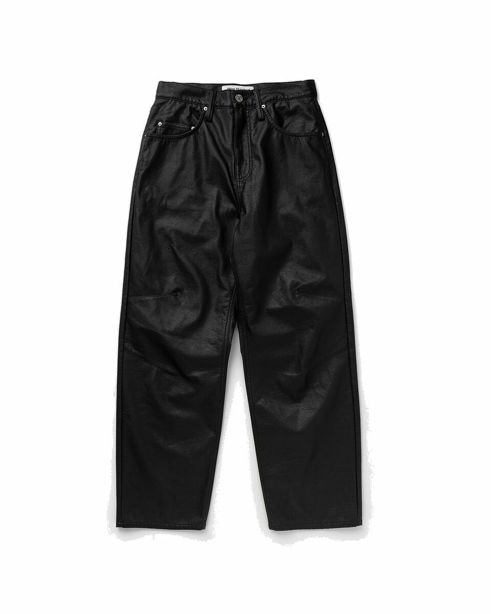 Photo: Won Hundred Santiago Immitated Leather Black - Womens - Casual Pants