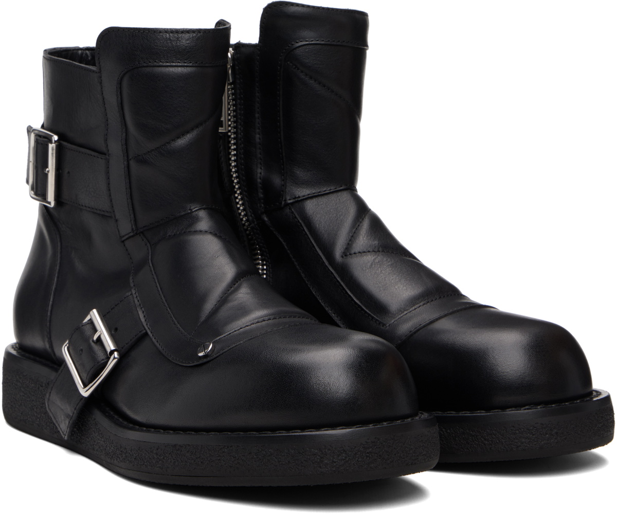 Ann Demeulemeester Black Sune Ankle Boots