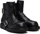 Ann Demeulemeester Black Sune Ankle Boots