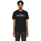 Versace Black Embroidered Logo T-Shirt