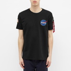 Alpha Industries Men's NASA Heavy T-Shirt in Black
