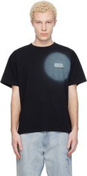 MM6 Maison Margiela Black Spray Print T-shirt