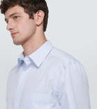 Loewe Asymmetric cotton poplin shirt