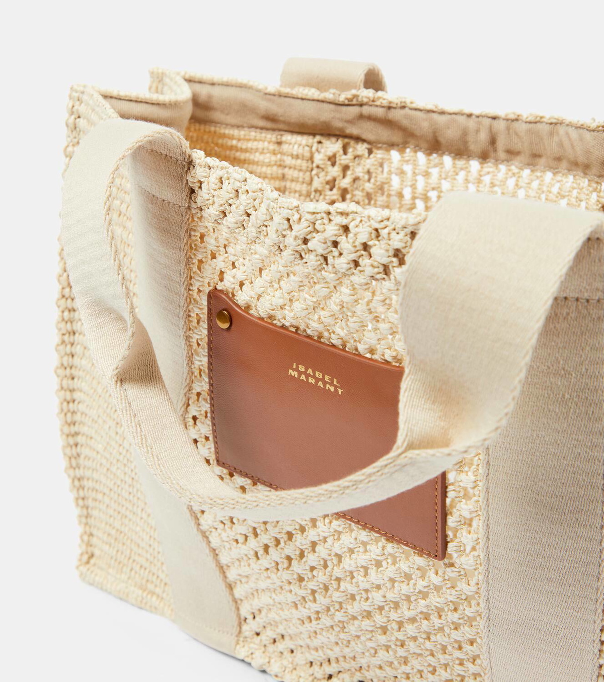 Isabel Marant Aruba Medium raffia-effect tote bag Isabel Marant
