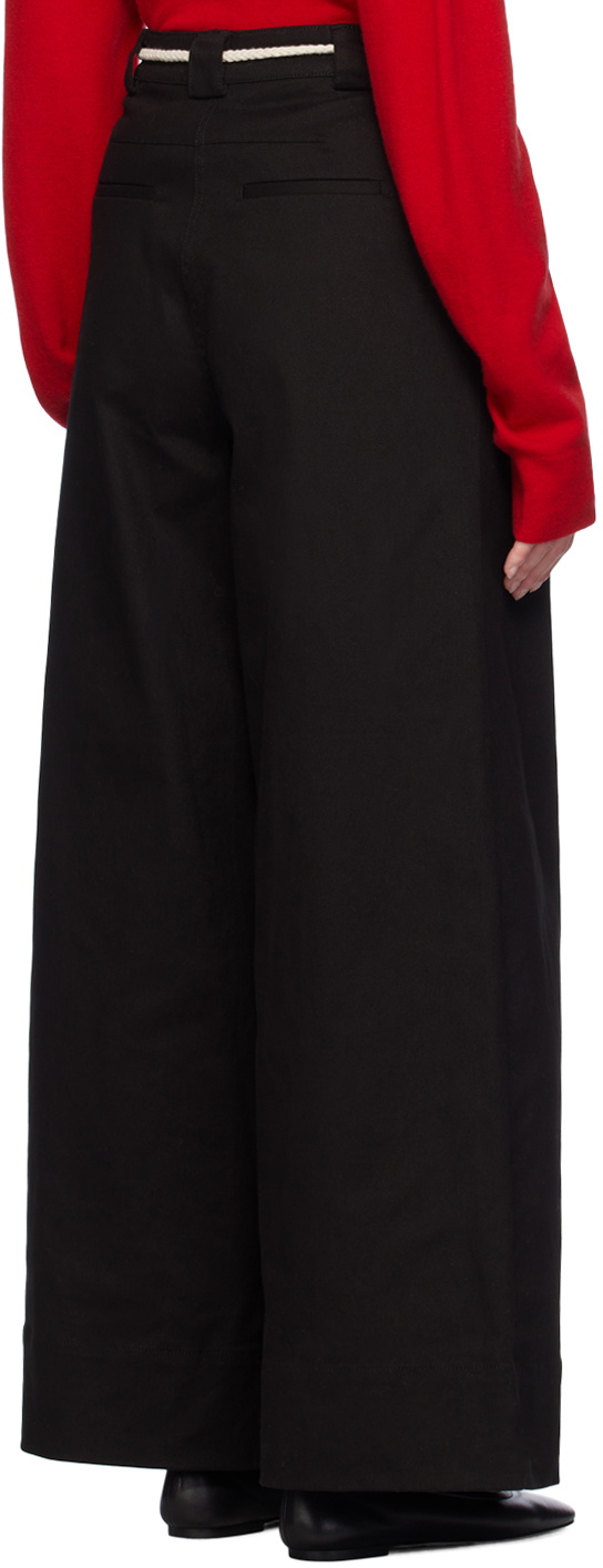 The Garment Black Cassano Wide Trousers