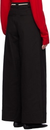 The Garment Black Cassano Wide Trousers