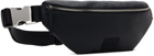 Hugo Black Faux-Leather Belt Bag