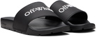 Off-White Black Bookish Slides