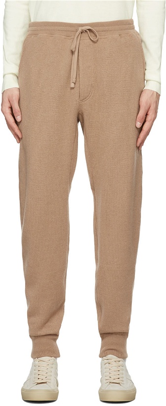 Photo: TOM FORD Beige Cashmere Seamless Lounge Pants