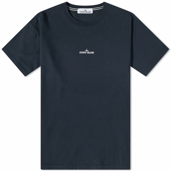 Photo: Stone Island Men's Institutional One Graphic T-Shirt in Navy