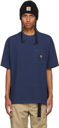 Brain Dead Navy Waffle Pocket T-Shirt