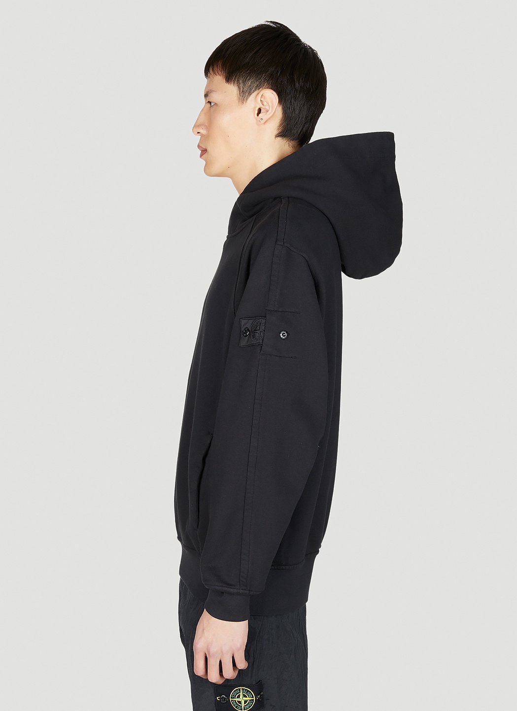 Stone Island Shadow Project Compass Patch Hooded Sweatshirt