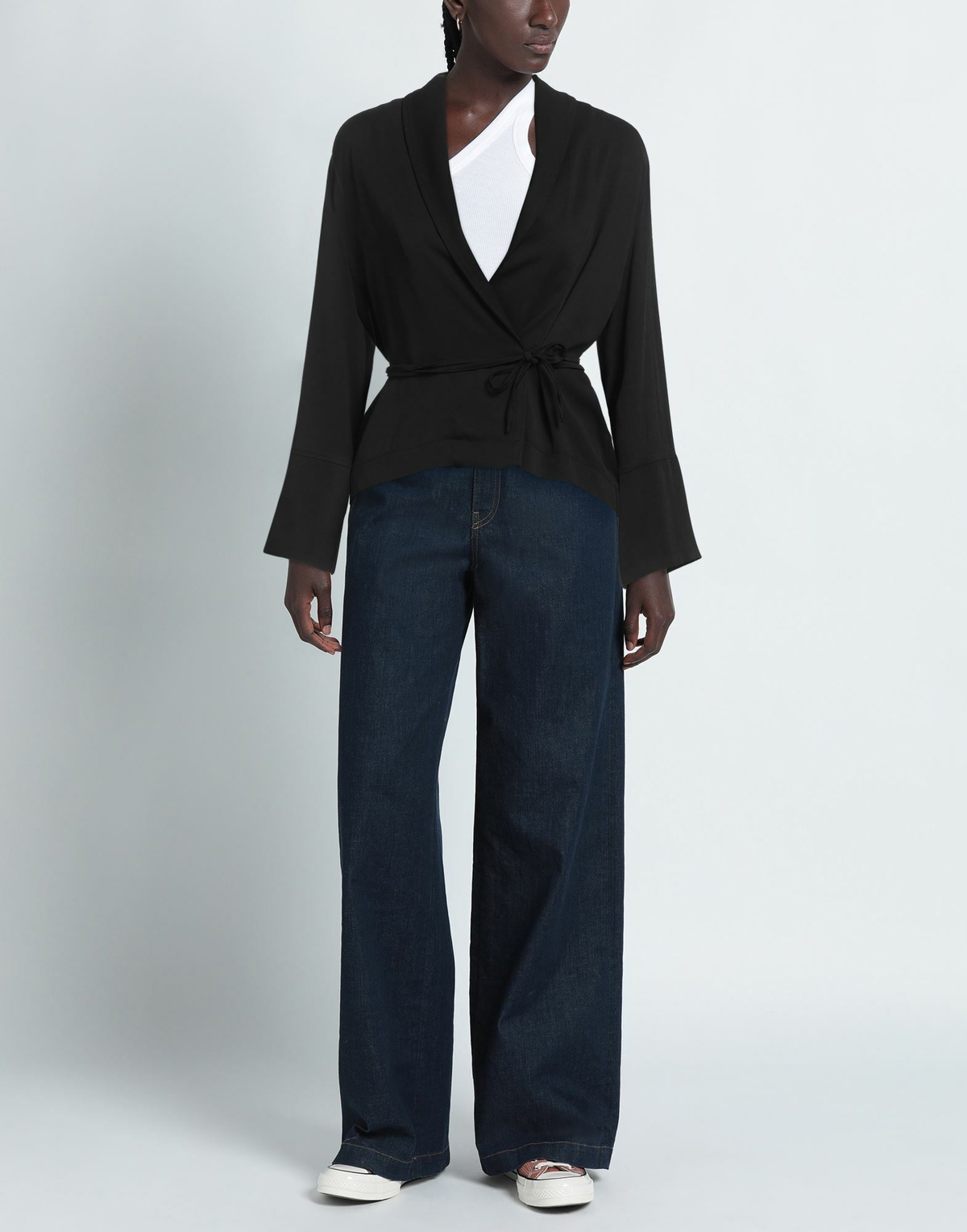 Alessia Santi Womens Shirt in Black