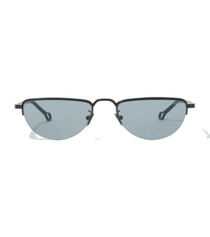 Photo: Giorgio Armani Matt round sunglasses