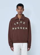 Story MFG Half-Zip Collared Sweatshirt