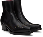 Ernest W. Baker Black Western Boots