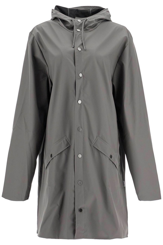 Photo: RAINS unisex long rain jacket Grey