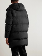 Stone Island - Logo-Appliquéd Quilted Shell Hooded Down Jacket - Black