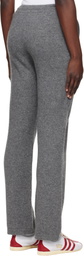 Sporty & Rich Gray 'SRC' Cashmere Trousers