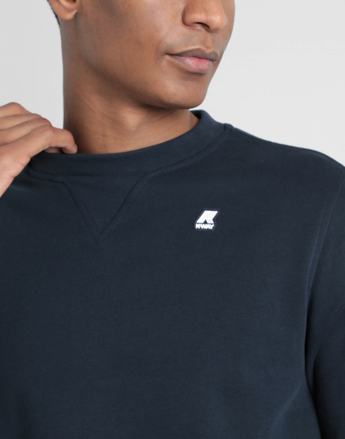 K-way Baptiste Mens Sweatshirt Midnight in Blue